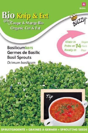 Graines à Germer Basilic Bio 100g - Debardo